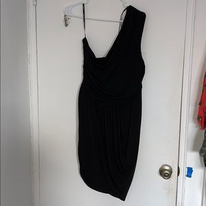 Grecian Style Black Cocktail Dress - Size: XL